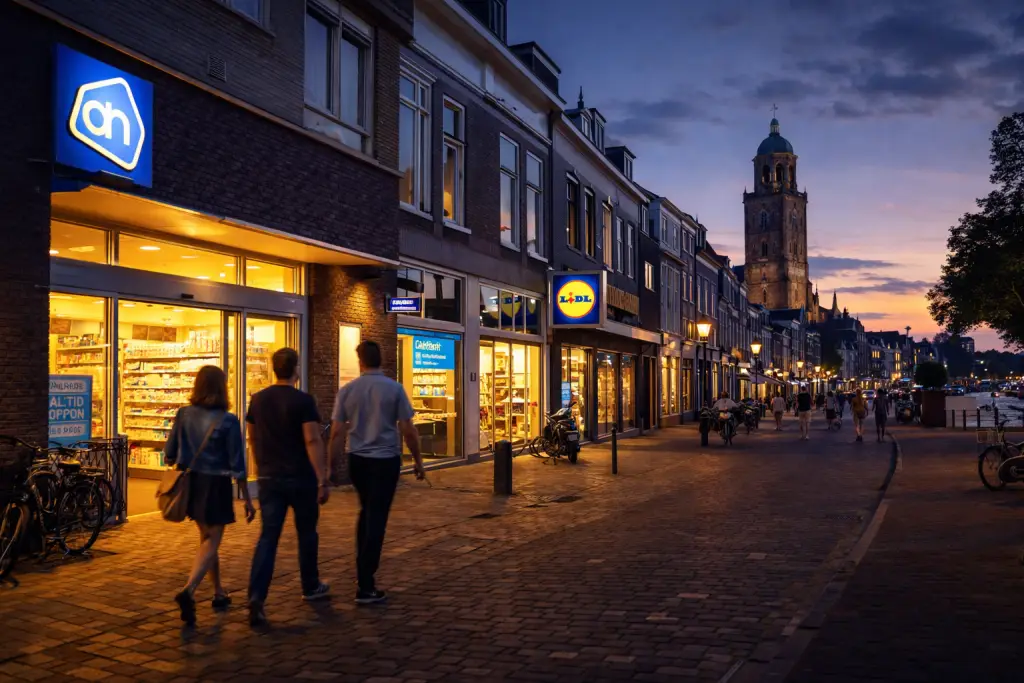 Avondopen supermarkten in Deventer